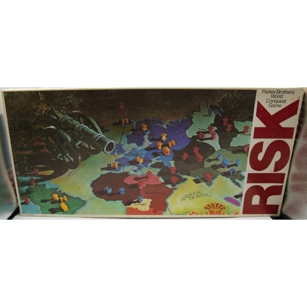Parker Brothers Risk World Conquest Board Game 1975 Vintage, Complete